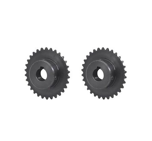 Steel Heavy Duty Motor Pinion Gear 1Pcs 24 Tooth 04C Chain Gear 10mm 14-20mm Keyway Bore 45# Steel Industrial Sprocket Wheel Motor Drive(15mm(5x2.3mm)) in Saudi Arabia