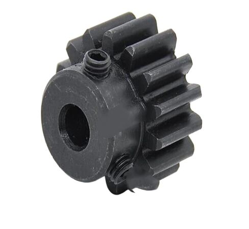 Steel Heavy Duty Motor Pinion Gear Spur Gear 1.5M 12-35T Metal Transmission Bore 6/8mm Surface Blackening(1.5M-15T-Bore 5mm) in Saudi Arabia