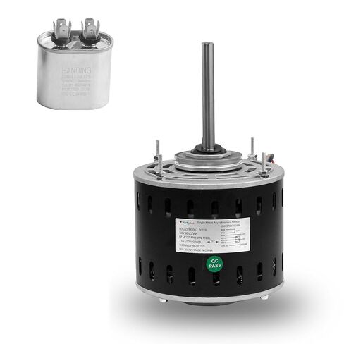 DL1036 Direct Drive Blower Fan Motor,1/3 HP 1075 RPM 3 Speed, 5.0A Low Current, Quiet Reverse Rotation, Compatible with AO Smith/Fasco/GE/Emerson/Franklin/Dayton,48 Frame Sleeve Bearing Motor in Saudi Arabia