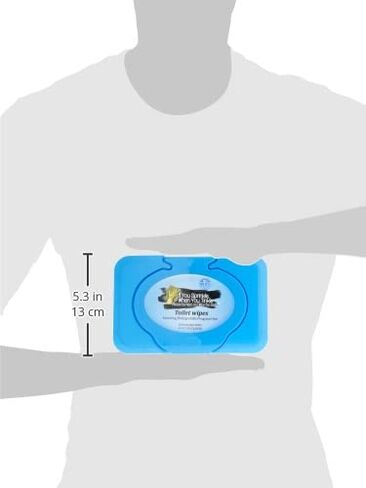 Wipe Dispenser & Toilet Wipes – 60 Count, Multipurpose Flushable Wipes, Aloe Extract, Unscented, Easy-to-Use with Pop Up Dispenser, Septic Safe, Perfect for Potty Training & Bathroom Hygiene in Kuwait