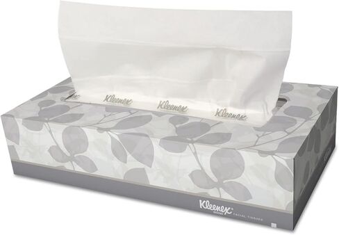 Kleenex 21400 White Facial Tissue, 2-Ply, Pop-Up Box, 100/Box, 36 Boxes/Carton in Saudi Arabia