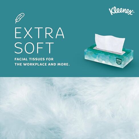 Kleenex 21400 White Facial Tissue, 2-Ply, Pop-Up Box, 100/Box, 36 Boxes/Carton in Saudi Arabia