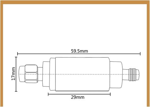 5W 50Ω BNC Male to Female Fixed Attenuator – DC-4GHz(6db) in Saudi Arabia