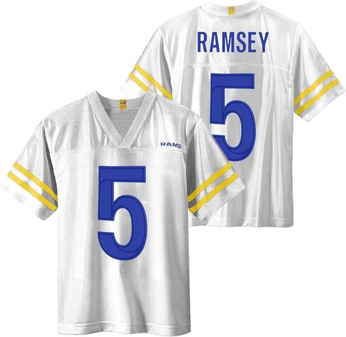 Jalen Ramsey Los Angeles Rams #5 Cream Kids Youth 8-20 Alternate Away Player Jersey in Saudi Arabia
