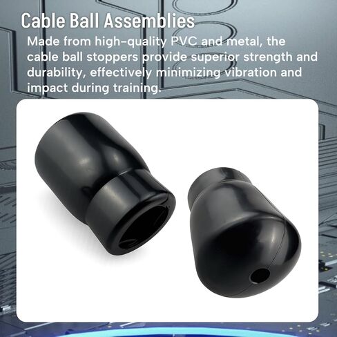 الصالة الرياضية اللياقة البدنية كابل الكرة سدادة ينتهي الصالة الرياضية بكرة آلة كابل الكرة التوصيل ل 5 مللي متر/6 مللي متر المنزل الصالة الرياضية آلة بكرة نظام الملحقات الثقيلة البلاستيكية والمعادن كابل توقف استبدال نهاية الكرة عدة in Kuwait