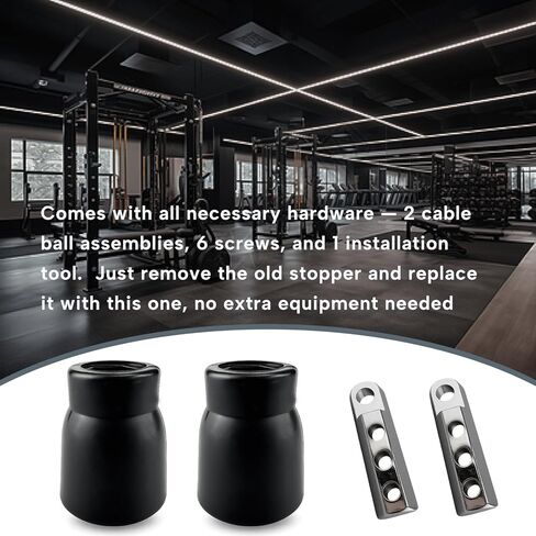 الصالة الرياضية اللياقة البدنية كابل الكرة سدادة ينتهي الصالة الرياضية بكرة آلة كابل الكرة التوصيل ل 5 مللي متر/6 مللي متر المنزل الصالة الرياضية آلة بكرة نظام الملحقات الثقيلة البلاستيكية والمعادن كابل توقف استبدال نهاية الكرة عدة in Kuwait