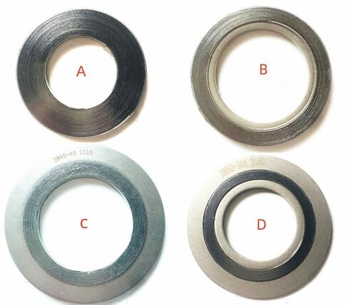 حشية جرح حلزونية من GemmySeal مع حلقة داخلية SUS304، مملوءة بمادة PTFE، 5 قطع 12 بوصة DN300 in Kuwait