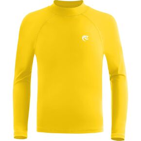 قميص سباحة للأولاد بأكمام طويلة، عامل حماية من الطفح الجلدي 50+، قميص سباحة للأطفال الصغار، قمصان مائية للحماية من أشعة الشمس فوق البنفسجية SPF لركوب الأمواج على الشاطئ in Kuwait