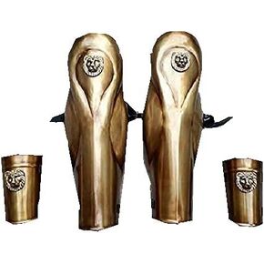 Nautical-Mart Larp Leg Armor Set Leg Guards Costume Accessory in Kuwait