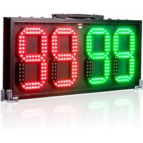 Basketball Football Scoreboard, Football Referee Substitution Board 4000 Mah Battery Ip65 Waterproof Table Tennis Baseball Soccer Volleyball,60 * 26 * 3.8cm in Kuwait