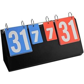 1 x Scoreboard - 4-Digit Sports Competition Score Board Scoreboard for Table Tennis Basketball Badminton in Kuwait