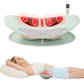 Smart Lower Back Massager with Soothing Warm Therapy & Air Traction Spinal Decompression Device for Sciatica Relief, Lumbar Pressure & Stiffness Ideal Gift for Parents & Loved Ones (Green) in Saudi Arabia