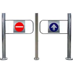 Automatic Rebound Swing Gate Wide Stainless Steel Entrance Manual Door，Stainless Steel Swing Gate for Supermarket & Factory - Import Export Safety Barrier, 180x100cm, Durable Entrance Gate f in Kuwait