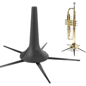 حامل بوق Estink، حامل فلوت معدني، حامل معدني قابل للطي بتصميم 5 أرجل، محمول للأبواق والمزامير للموسيقيين in Kuwait