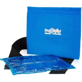 CoolRelief FlexGel - غلاف جل ثلج متعدد الاستخدامات للركبة والكتف والورك - درجة طبية قابلة لإعادة الاستخدام - علاج بارد متقدم (11 بوصة × 12 بوصة - عبوة واحدة) in Kuwait