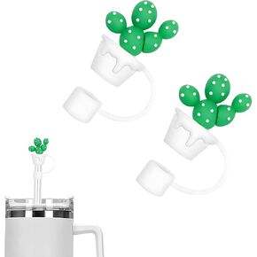 WELTAZ 2 Pack Straw Covers For Stanley 14oz&20oz&30oz&40oz Tumbler, Cute Topper 10mm in Saudi Arabia