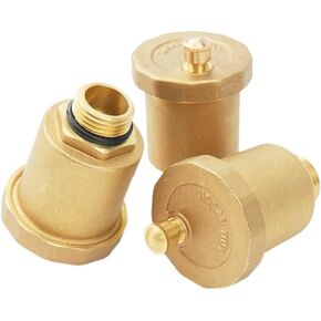 1" Male Thread Brass Automatic Air Vent Valve for Solar Water Heater Pressure Relief Vertical Type(1",2Pcs) in Kuwait