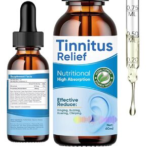 Tinnitus Relief for Ringing Ears,Natural Herbal Drops for Effective Tinnitus Treatment and Ear Ringing Relief, Reduces Ear Noise and Improves Hearing for Men & Women in Kuwait