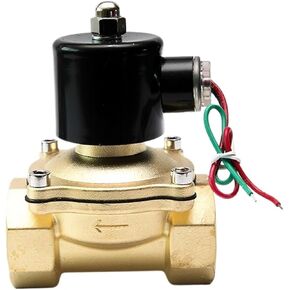 1 "صمام الملف اللولبي النحاسي المغلق عادة صمام الملف اللولبي DC24v DC12V AC220V AC110V AC380V زيت الغاز المائي المباشر المفعول (NPT_110VAC_NBR-Seal) in Kuwait