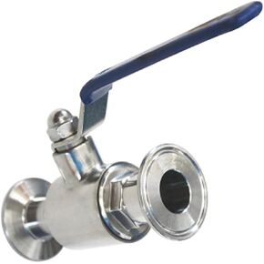 صمام كروي صحي من الفولاذ المقاوم للصدأ 51 مم 304 مكون من قطعتين نوع الطويق ثلاثي المشبك in Kuwait