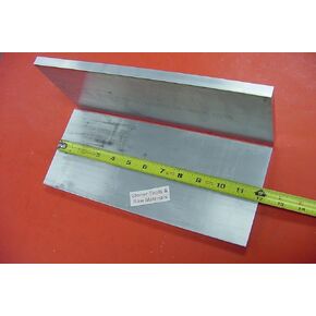 2 Pieces 3/8" X 5" Aluminum 6061 Flat BAR 12" Long Plate Mill Stock T6511 .375" in Kuwait