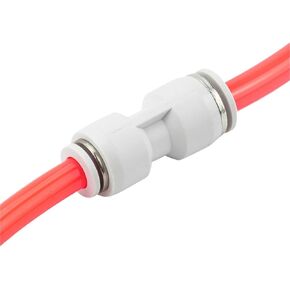 PG8-6/12-8 Straight-through Variable Diameter Pneumatic Connector Black And White Quick Plugs Plastic Trachea 1Pcs(Pg8-4white) in Kuwait