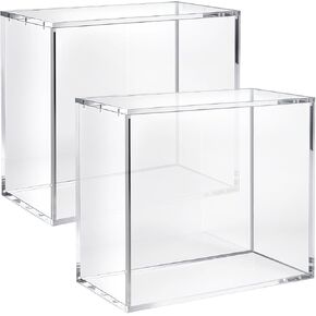 Elite Trainer Box Acrylic Display Case & Trading Card Storage Box - 2-Pack Stackable Protector with Ultra-Thick Walls & Strong 5x3mm Magnets | Compatible with ETB Cases in Kuwait