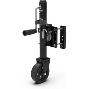 Boat Trailer Jack with Wheel, Heavy-Duty Bolt-On Swivel Jack, 10" Vertical Movement, 20Cm Trailer Jack Wheel, Support Wheel with Bracket and Crank, for Rv, Boa in Saudi Arabia