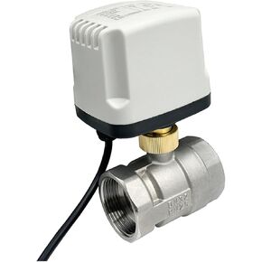 1-1/4 "304 الفولاذ المقاوم للصدأ IP65 مقاوم للماء صمام كروي مزود بمحرك 220 فولت 12 فولت 24 فولت 3-سلك 2 صمام الكرة التحكم (220VAC_CR02) in Kuwait