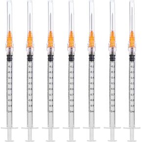 1ml 25 Gauge 5/8 inch Sample Measuring Dispensing Lab Utensils, for Industrial, Scientific and Experiments Research, Pack of 50 in Kuwait