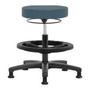 Thomas VMBSO-RG-BF-RG-c8569 مقعد متوسط ​​الارتفاع مع قاعدة من النايلون الأسود، حلقة قدم سوداء، انزلاقية، عنابي in Kuwait