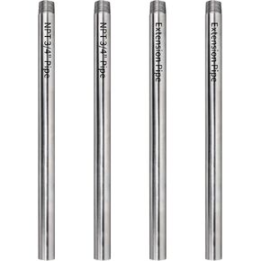 2-Pack 3/4"X30" Heavy Duty Metal Pipe with stardard NPT 3/4" thread Fit for Pipe Clamps in Kuwait