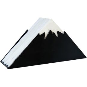 Paper Napkin Holder Freestanding Tissue Dispenser for Kitchen Countertops, Dining, Picnic Table, Cast Iron, Black, Snow Mountain in Saudi Arabia