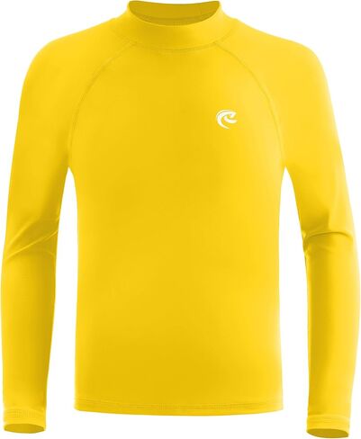 قميص سباحة للأولاد بأكمام طويلة، عامل حماية من الطفح الجلدي 50+، قميص سباحة للأطفال الصغار، قمصان مائية للحماية من أشعة الشمس فوق البنفسجية SPF لركوب الأمواج على الشاطئ in Kuwait