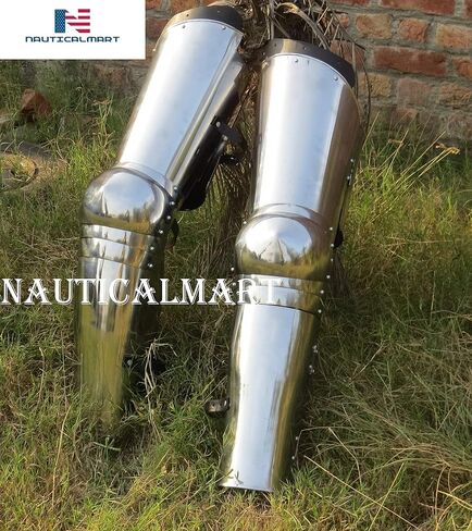 درع الساق لواقي الساق في العصور الوسطى، زي قوطي للساق العلوية للركبتين والجريفز in Kuwait