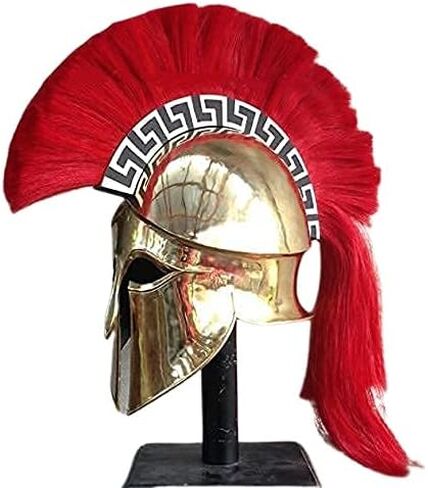 خوذة كورنثية يونانية من العصور الوسطى من نوتيكال مارت مع نحاس أحمر ومطلي بالنحاس مقاس 18 (مطلي بالنحاس) in Kuwait