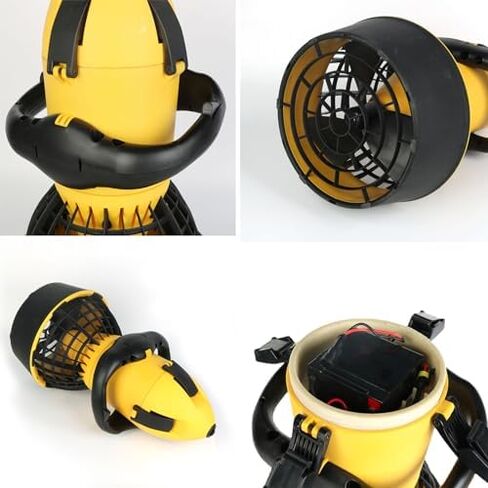 سكوتر البحر تحت الماء للبالغين - معزز للغوص والسباحة بقدرة 500 وات، سكوتر مائي ببطارية الرصاص الحمضية مزدوج السرعة لاستكشاف البحيرة والمحيطات وحمام السباحة in Kuwait