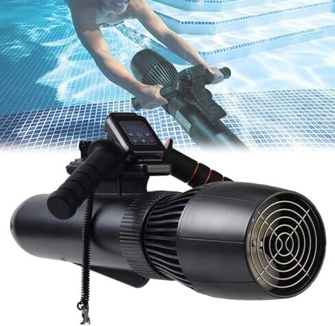 سكوتر تحت الماء للغوص والغطس - وقت تشغيل 160 دقيقة، مقاوم للماء حتى عمق 30 مترًا، محرك بدون فرشاة - مثالي لمغامرات حمام السباحة والمحيط (10000 مللي أمبير في الساعة) in Kuwait