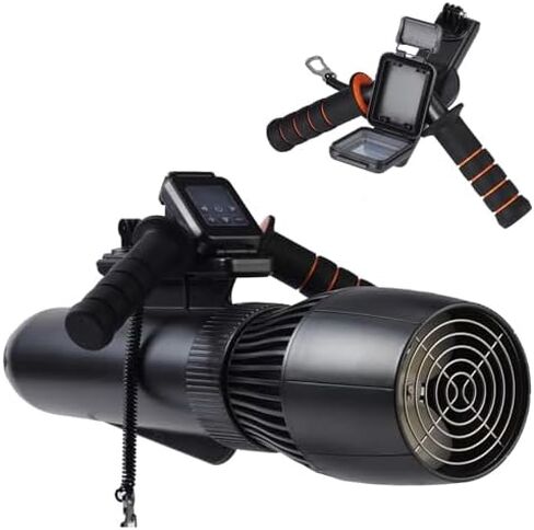 500W Underwater Scooter for Adults - 160 Min Runtime, 30M Depth, Ideal for Kayaks, Inflatable Boats & Paddle Boards - High-Power Water Diving Scooter (10000 mAh) in Saudi Arabia