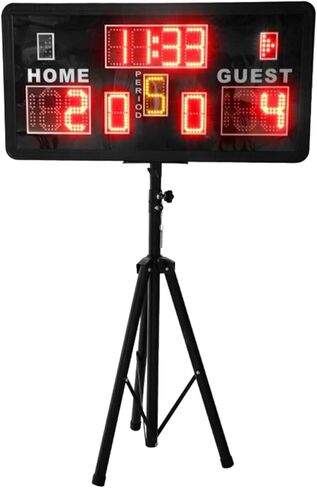 لوحة النتائج LED لسطح المكتب وجهاز التحكم عن بعد المحمولة لوحة النتائج LED كرة السلة البيسبول/كرة القدم/التنس in Kuwait