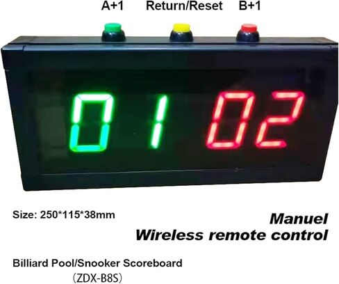 Digital Scoreboard, Portable Desktop Scoreboard, Professional Scoring Clock, Indoor Multi Item Scorekeeper in Kuwait