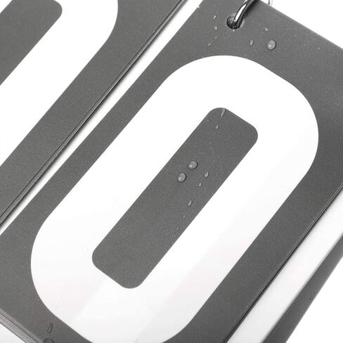 2 Sets Portable Flip Scoreboard for Multi Sports 00-99Reminder to Turn Over The Scores, Brand Scores, Six-Digit Mid-Career Exam,Grey+red Card in Saudi Arabia