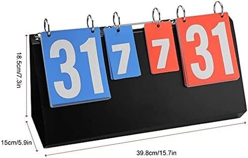 1 x Scoreboard - 4-Digit Sports Competition Score Board Scoreboard for Table Tennis Basketball Badminton in Kuwait