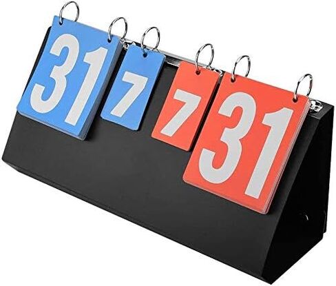 1 x Scoreboard - 4-Digit Sports Competition Score Board Scoreboard for Table Tennis Basketball Badminton in Kuwait