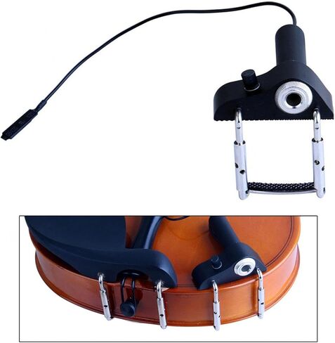 Violin Pickup Portable Piezo Violin Pickup for Violin Acoustic Guitars Bass in Kuwait