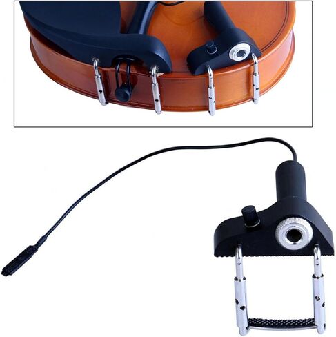 Violin Pickup Portable Piezo Violin Pickup for Violin Acoustic Guitars Bass in Kuwait