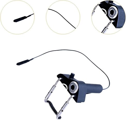 Violin Pickup Portable Piezo Violin Pickup for Violin Acoustic Guitars Bass in Kuwait