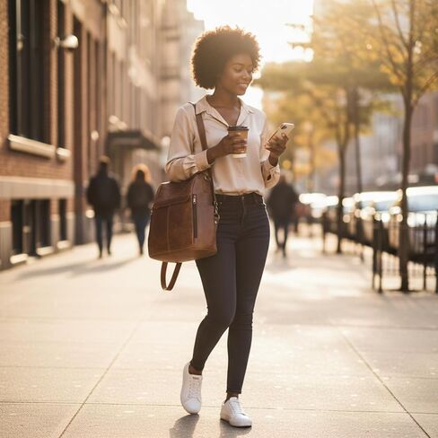 حقيبة ظهر مصنوعة يدويًا من الجلد العالمي قابلة للتحويل إلى محفظة كتف "قرص العسل" حقيبة ظهر متعددة الاستخدامات (أخضر) in Kuwait