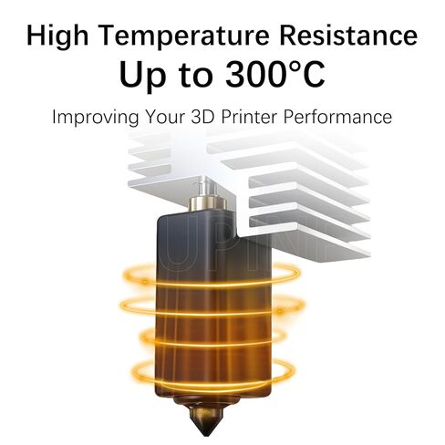 for ELEGOO Centauri Carbon Hotend Kit (2pcs), Pre-Installed 0.4mm/0.6mm Hardened Steel Brass Nozzle, Extruder kit Has Pre-Installed Heat Sink, 2 Free Silicone Socks and 2 Silicone Nozzle Brushes in Kuwait