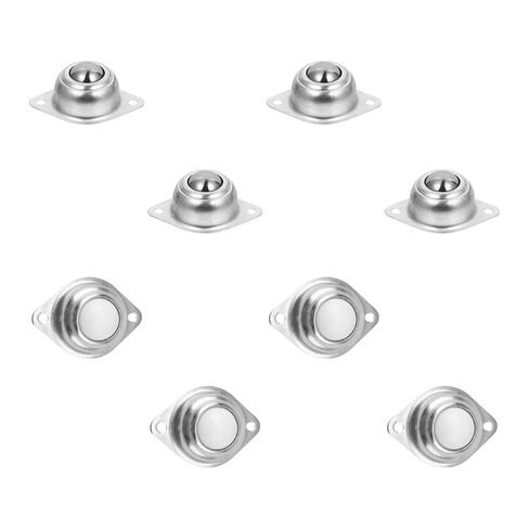 8pcs Ball Transfer Caster Set Carbon Steel and Nylon Universal Transfer Bearing Wheels for Material Handling, Furniture, and Industrial Use in Saudi Arabia